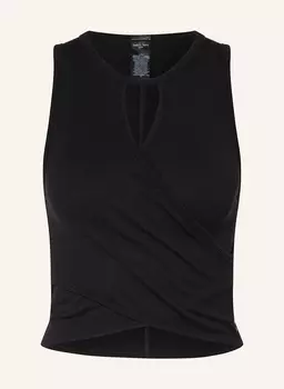 Укороченный топ mindful flex с вырезами Sweaty Betty, черный