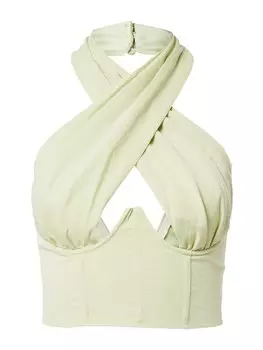 Укороченный топ Misspap Top, пастельный зеленый