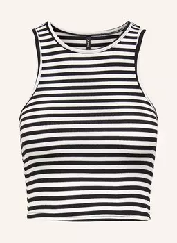 Укороченный топ ONLY, белый/черный