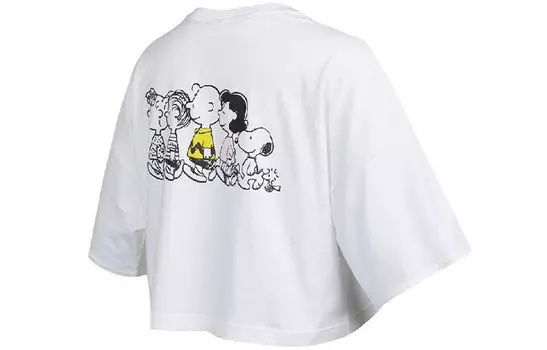 Укороченный топ PEANUTS Co-branded, женский, белый Puma