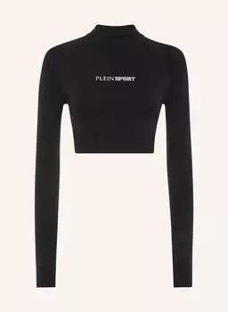 Укороченный топ PLEIN SPORT, черный