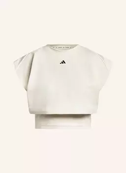 Укороченный топ power adidas, экрю