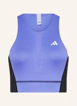 Укороченный топ pro adidas, цвет LILA/SCHWARZ