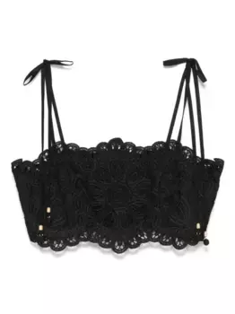 Укороченный топ Rhiannon ZIMMERMANN, черный