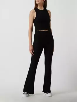 Укороченный топ с эластичным наполнением Review, черный