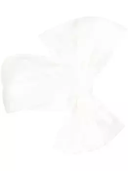 Укороченный топ с бантом Bambah, белый