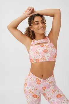 Укороченный топ с дырками Cotton On, красный