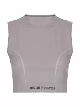 Укороченный топ с логотипом Heron Preston