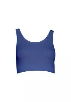 Укороченный топ с логотипом Succession и цепочкой Wolford, цвет sodalite blue/violet