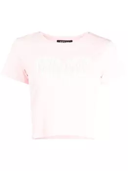 Укороченный топ с логотипом tout a coup, розовый