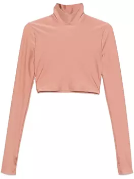 Укороченный топ с орхидеей ANDAMANE The Andamane, розовый