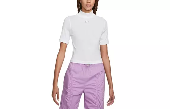Укороченный топ серии Sportswear Essentials, женский, белый Nike