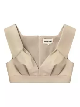 Укороченный топ SHUSHU/TONG, нейтральный