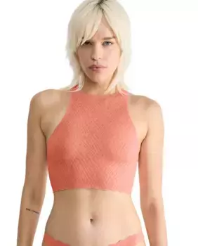 Укороченный топ Sloggi, персиковый