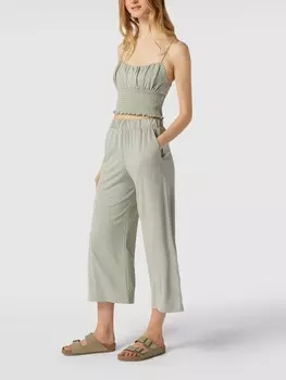 Укороченный топ со сборками Review, зеленый