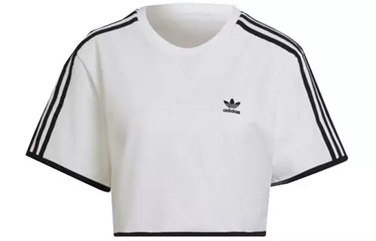 Укороченный топ Spice Girls Series женский белый Adidas Originals