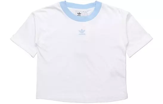 Укороченный топ Spice Girls Series женский белый Adidas Originals