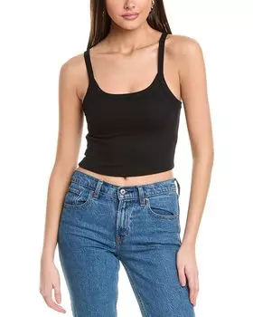 Укороченный топ Splits59 Charlie Rib, черный