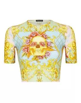 Укороченный топ SS Baroque PHILIPP PLEIN, мультиколор