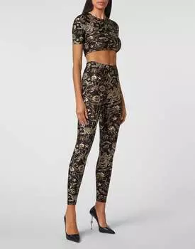 Укороченный топ SS Scorpion PHILIPP PLEIN, мультиколор