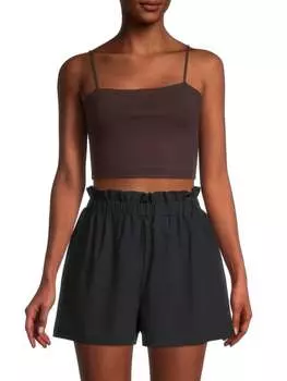 Укороченный топ Susana Monaco на бретелях, mahogany