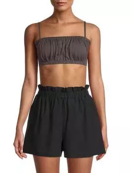 Укороченный топ Susana Monaco с рюшами, tornado