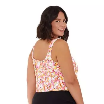 Укороченный топ танкини размера девяносто девять° с узлом спереди для юниоров Ninety-Nine Degrees