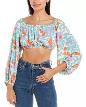 Укороченный топ Traffic People Sofia, оранжевый