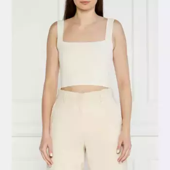 Укороченный топ Tresa Max Mara, бежевый