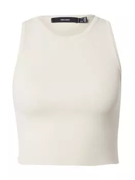 Укороченный топ VERO MODA Top VMGINNY, кремовый