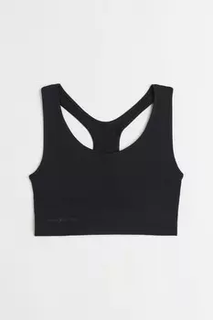 Укороченный топ wilma в рубчик Swedish Stockings, черный