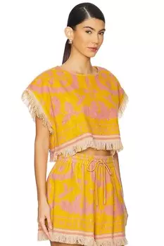 Укороченный топ wylie toweling Zimmermann, розовый