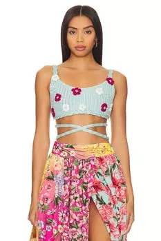 Укороченный топ x revolve albany Agua Bendita, мультиколор