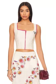 Укороченный топ x revolve connie Agua Bendita, мультиколор