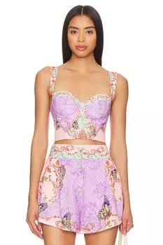 Укороченный топ x revolve lupe Agua Bendita, цвет meadow