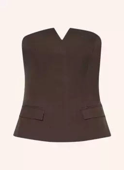 Укороченный топ yasmine Neo Noir, коричневый