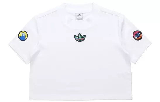 Укороченный топ женский белый Adidas Originals