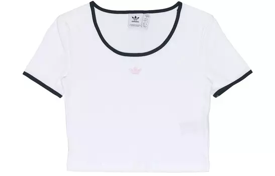 Укороченный топ женский белый Adidas Originals