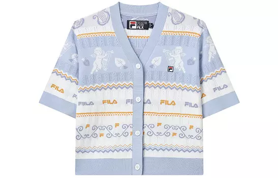 Укороченный топ женский белый Fila