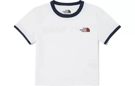 Укороченный топ женский белый The North Face