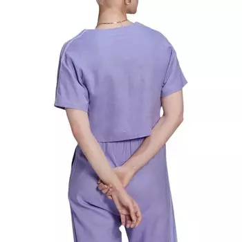 Укороченный топ женский фиолетовый Adidas Originals