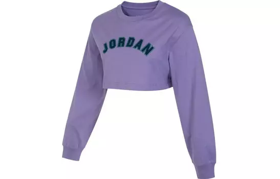 Укороченный топ женский фиолетовый Jordan