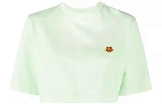 Укороченный топ женский Kenzo, зеленый