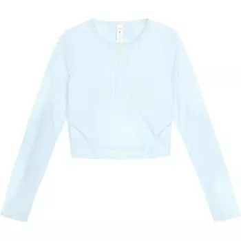 Укороченный топ женский Lululemon, Tree Blue