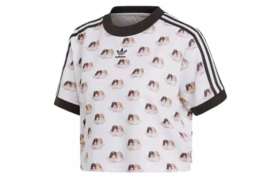 Укороченный топ женский многоцветный Adidas Originals