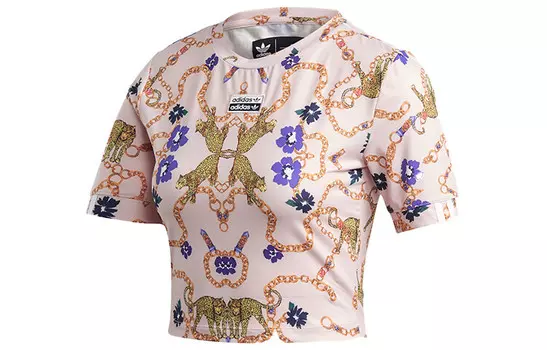 Укороченный топ женский многоцветный Adidas Originals