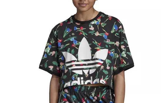 Укороченный топ женский многоцветный Adidas Originals