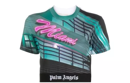 Укороченный топ женский многоцветный Palm Angels