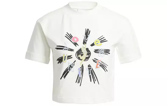 Укороченный топ женский Off White Adidas Originals