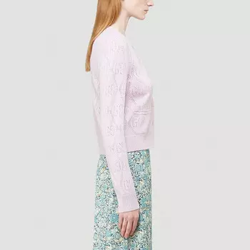 Укороченный топ женский розовый Gucci